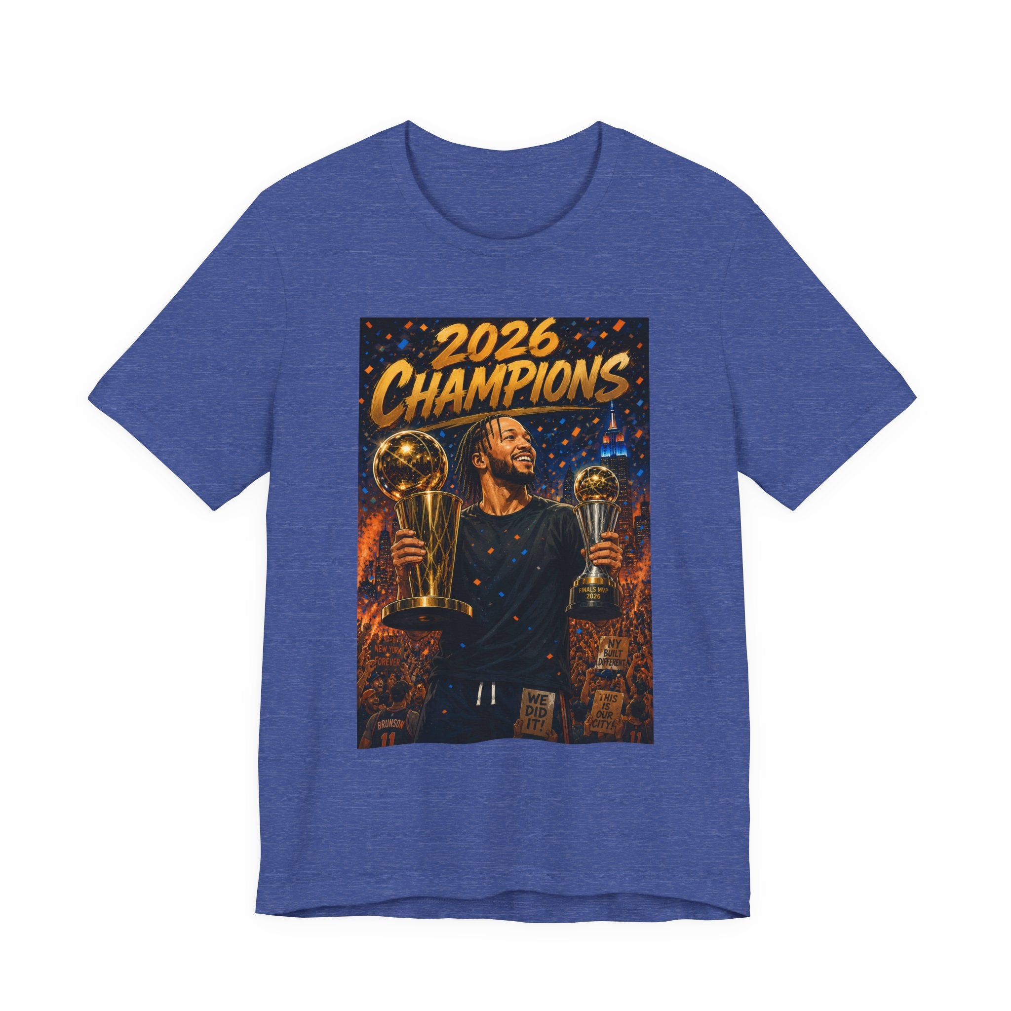 Jalen Brunson Finals MVP Dual Trophy Premium Tee