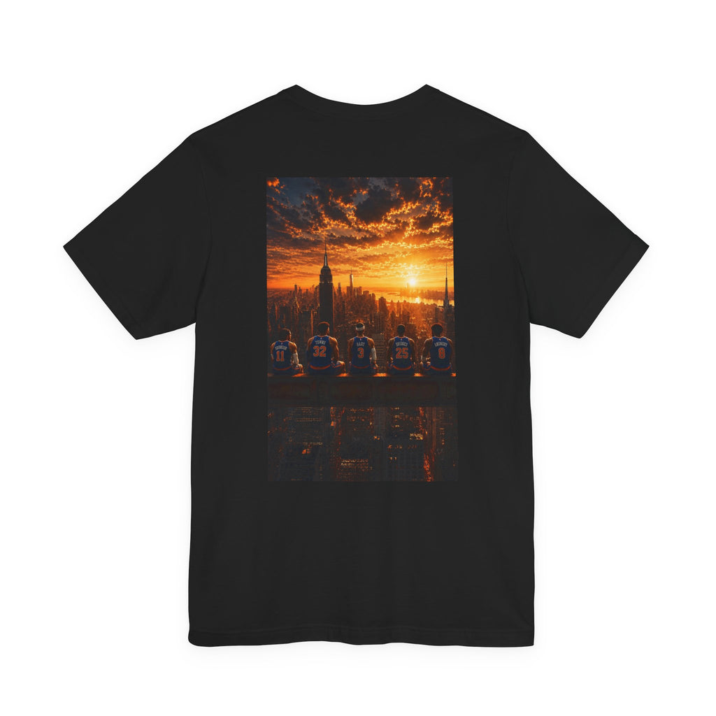 NYC Skyline Sunset Starting Five Premium Tee
