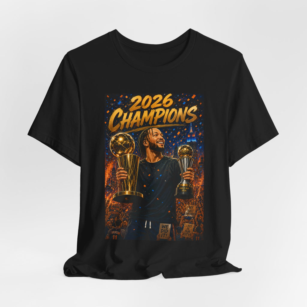 Jalen Brunson Finals MVP Dual Trophy Premium Tee