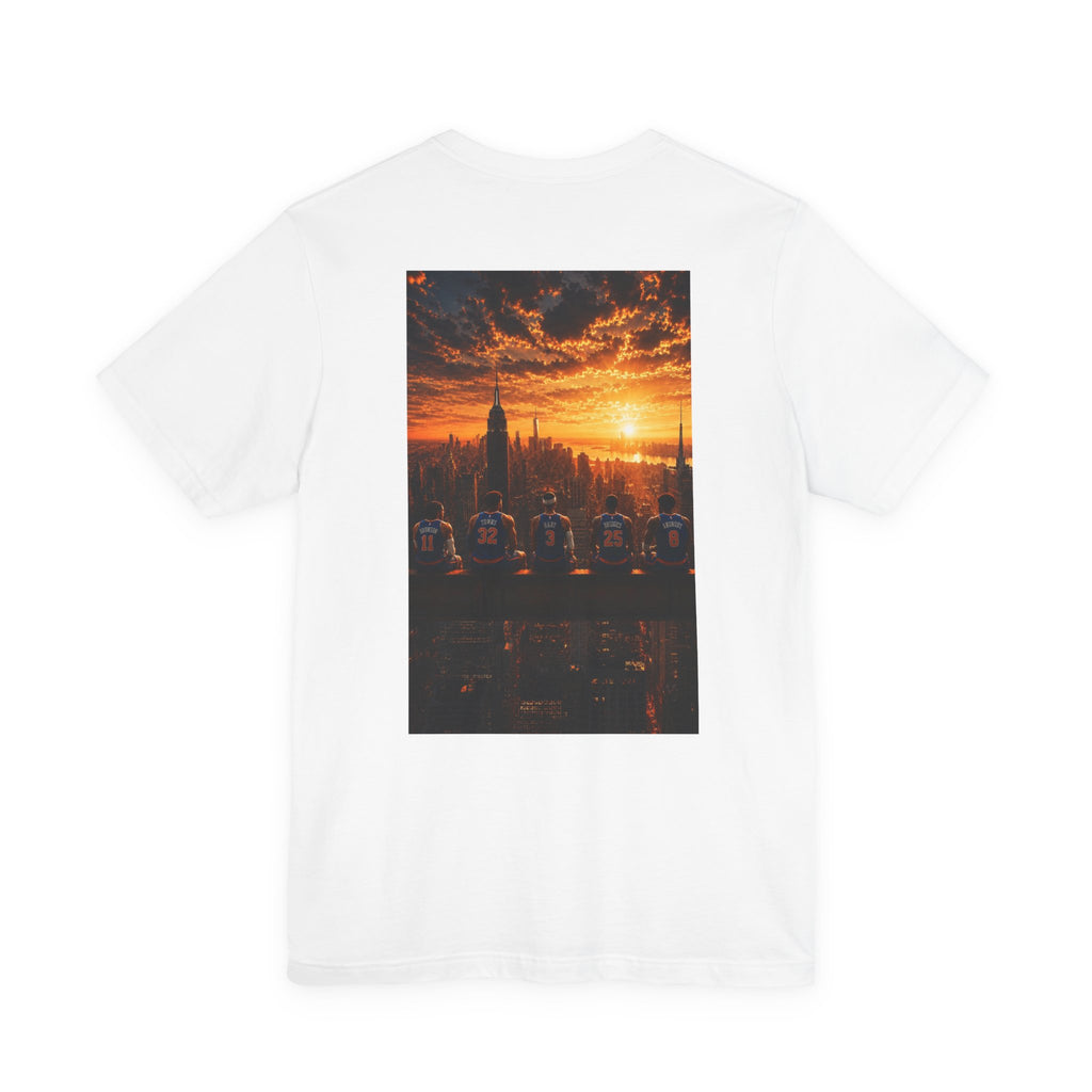 NYC Skyline Sunset Starting Five Premium Tee