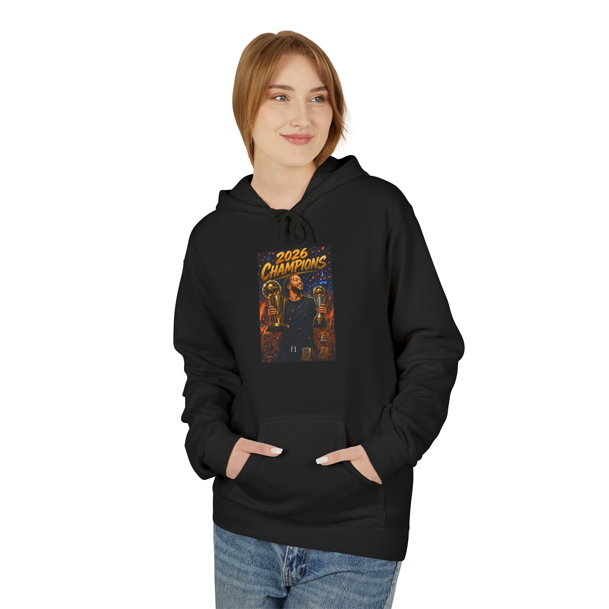 Jalen Brunson Finals MVP Dual Trophy Hoodie