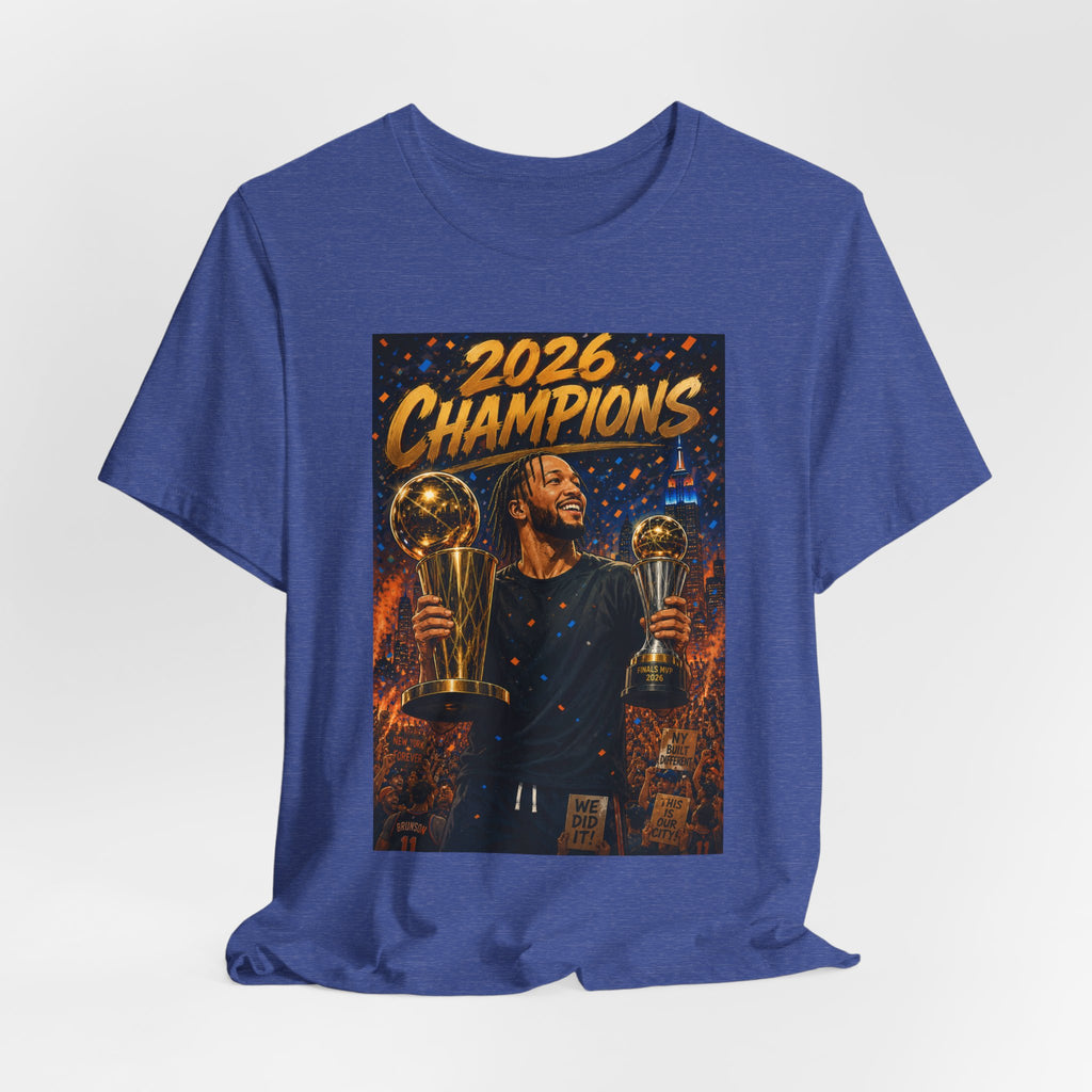 Jalen Brunson Finals MVP Dual Trophy Premium Tee