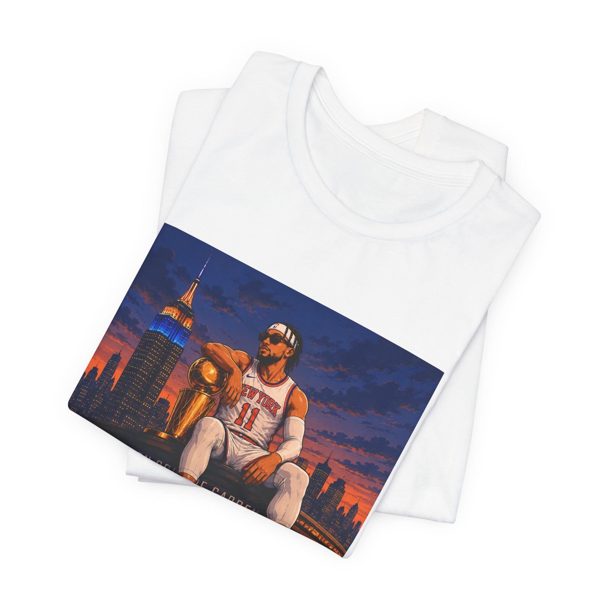 Jalen Brunson Retro MSG Finals Premium Tee