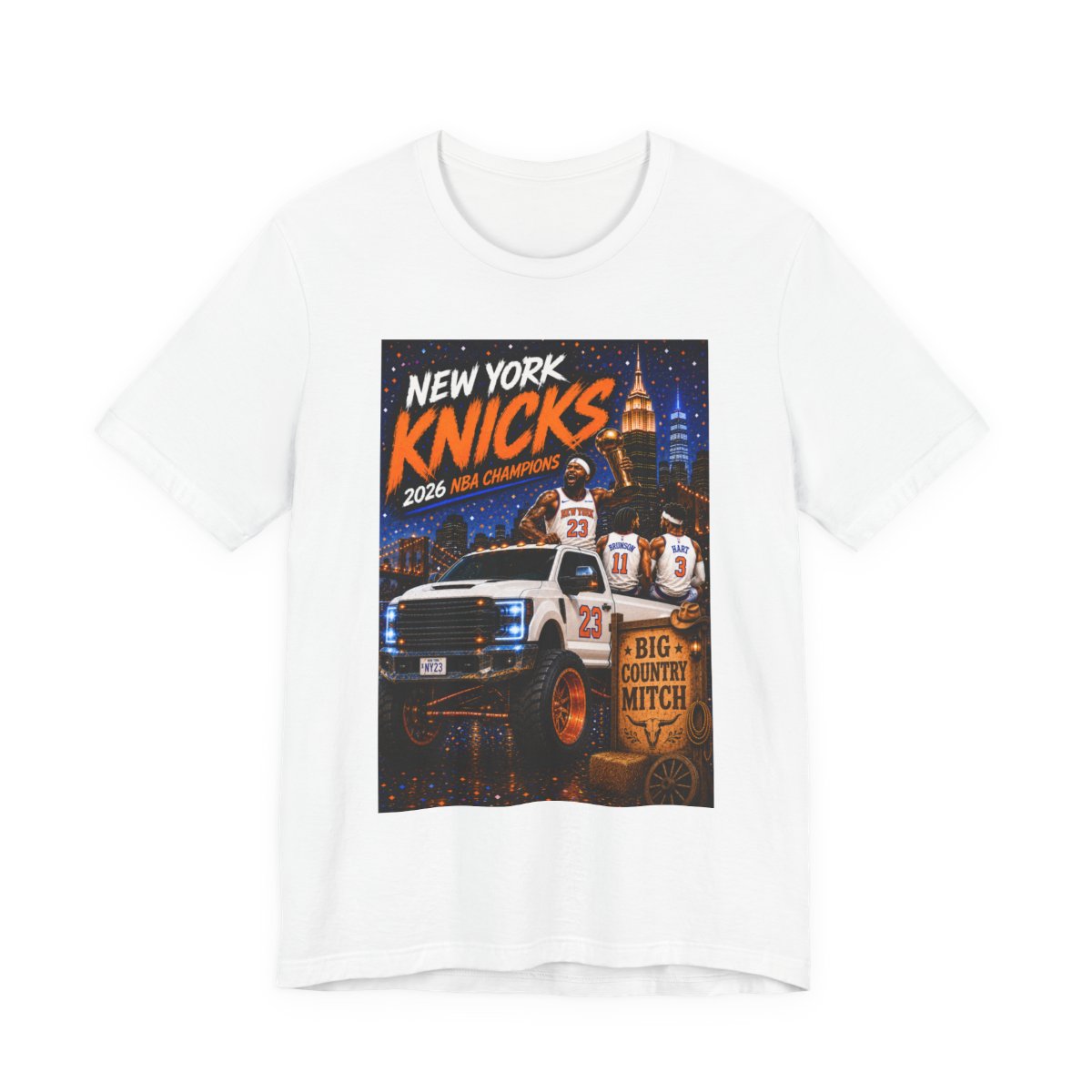 Mitchell Robinson Truck Knicks Premium Tee